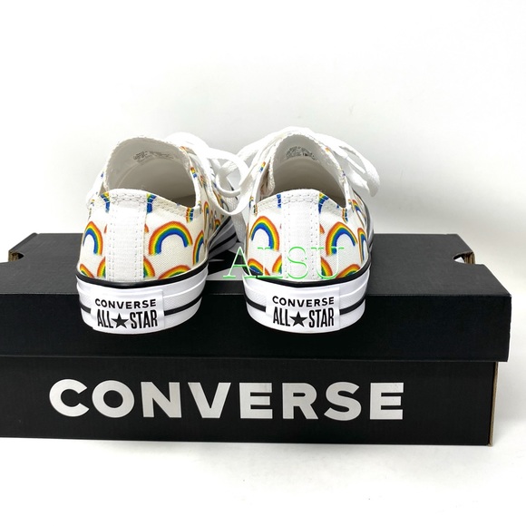 Converse Ctas Bright Rainbow 🌈 Canvas Low Women’s - Picture 7 of 10